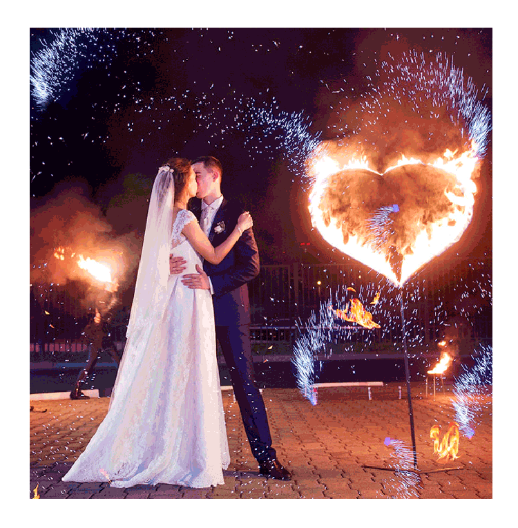 Организация пиротехнического шоу на свадьбу  Сочи | sochi.salutsklad.ru