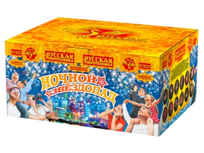 Ночной звездопад Комбинированный Фейерверк купить в Сочи | sochi.salutsklad.ru