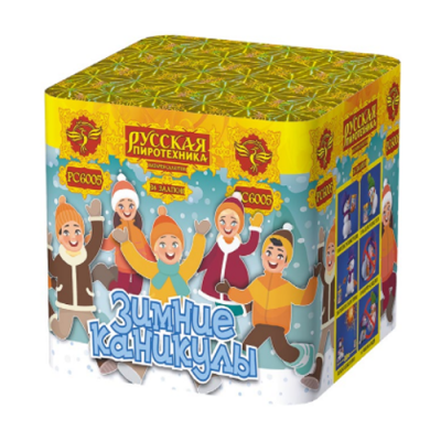 Зимние каникулы 36 Батарея салютов купить в Сочи | sochi.salutsklad.ru